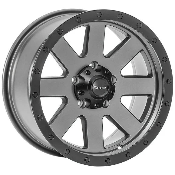 TACTIK 92615 3001 T-741 in Gun Metal Gray and Black for 07-23 Jeep Wrangler JK, JL & Gladiator JT