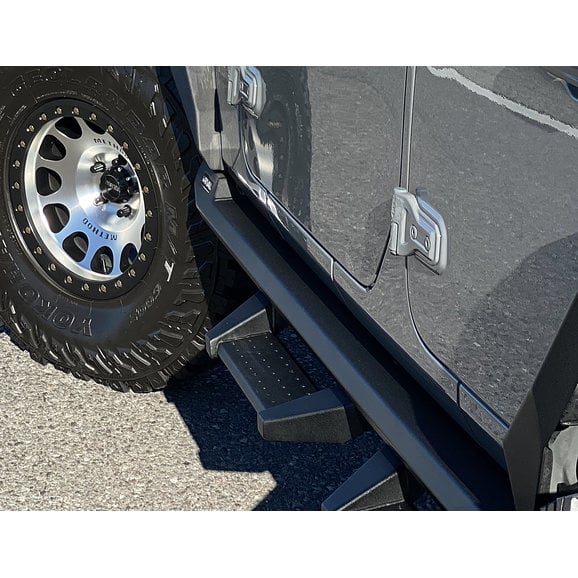 Load image into Gallery viewer, Rival 4x4 2D.2708.1 Detachable Drop Steps for RIVAL Side Rock Rails for 18-24 Jeep Wrangler JL Unlimited 4-Door with RIVAL Side Rock Rails
