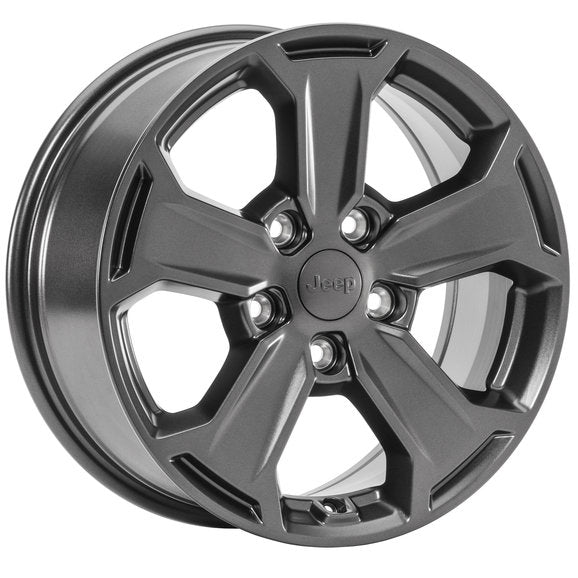 Mopar 6ED73MALAA Rubicon Recon Wheel in Aluminum Granite for 07-18 Jeep Wrangler JK