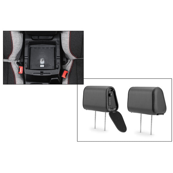 Load image into Gallery viewer, Tuffy Security Console Insert with Headrest Safe for 18-24 Jeep Wrangler JL &amp; Gladiator JT
