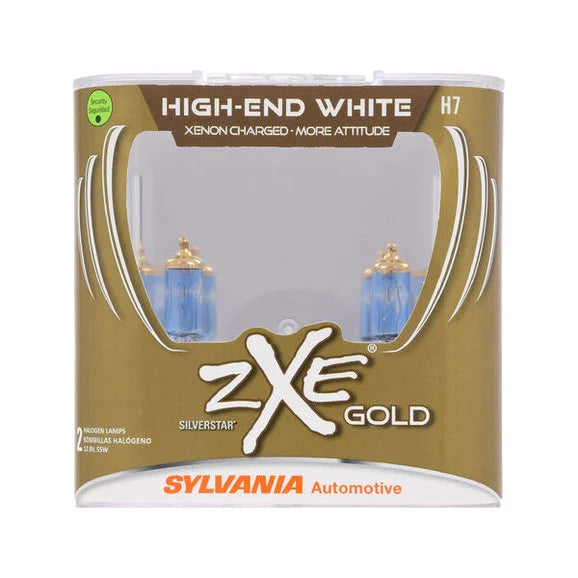 Load image into Gallery viewer, Sylvania H7SZG.PB2 #H7 SilverStar zXe Gold Halogen Headlight Bulb 2 Pack
