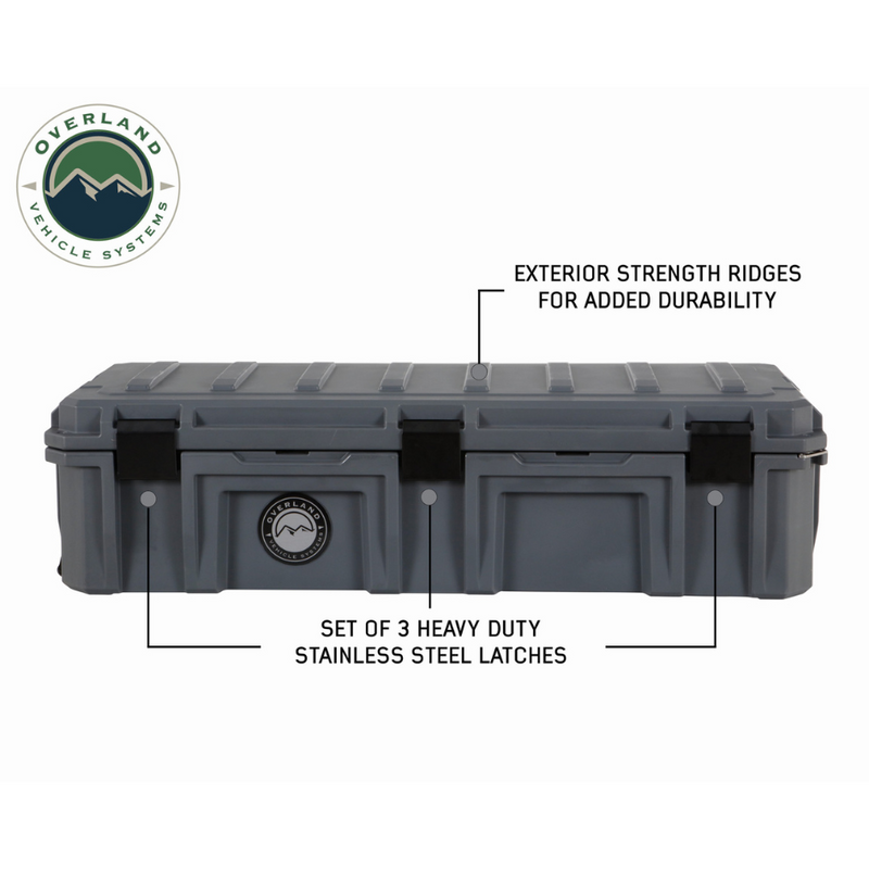 Load image into Gallery viewer, D.B.S. - Dark Grey 117 QT Dry Box With Drain And Bottle Opener
