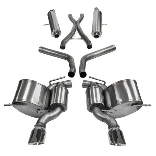 Corsa Performance Sport Cat Back System for 12-21 Jeep Grand Cherokee WK2 SRT8 with 6.4L