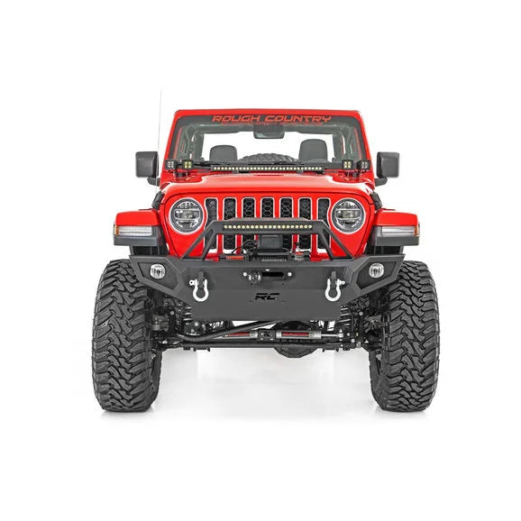 Load image into Gallery viewer, Rough Country Quad LED Light Pod Kit for 18-24 Jeep Wrangler JL &amp; Gladiator JT
