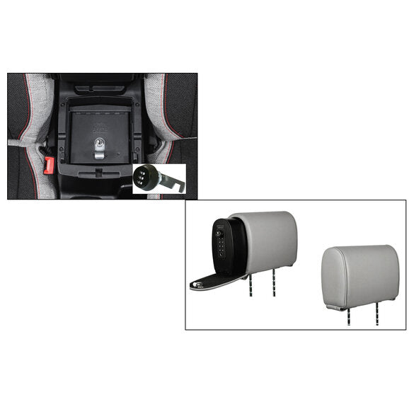 Load image into Gallery viewer, Tuffy Security Console Insert with Headrest Safe Slide for 18-24 Jeep Wrangler JL &amp; Gladiator JT
