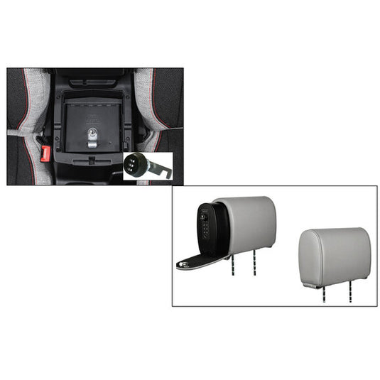 Tuffy Security Console Insert with Headrest Safe Slide for 18-24 Jeep Wrangler JL & Gladiator JT