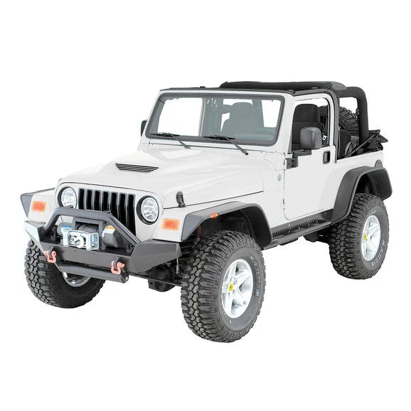 Load image into Gallery viewer, Cervini&#39;s Auto Design Ram Air Fiberglass Hood in Factory Match Paint (Top Only) for 97-06 Jeep Wrangler TJ &amp; Unlimited
