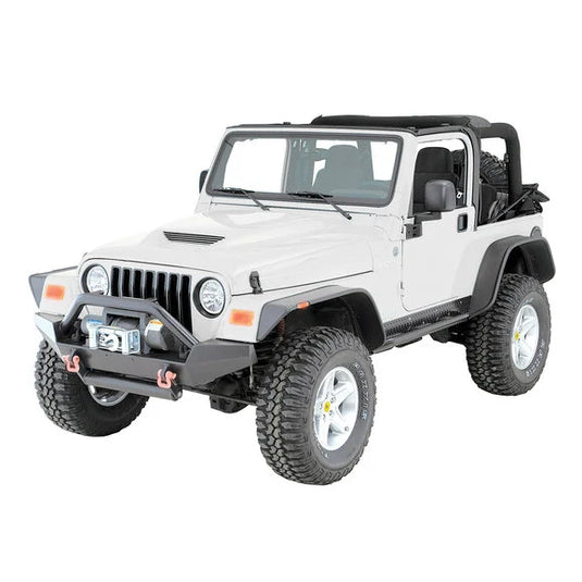 Cervini's Auto Design Ram Air Fiberglass Hood in Factory Match Paint (Top Only) for 97-06 Jeep Wrangler TJ & Unlimited