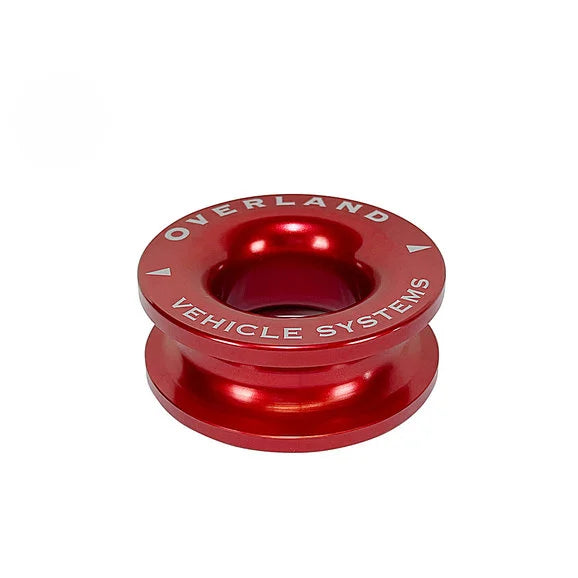 Load image into Gallery viewer, Overland Vehicle Systems 19240005 2.5&quot; Recovery Ring in Red with Storage Bag
