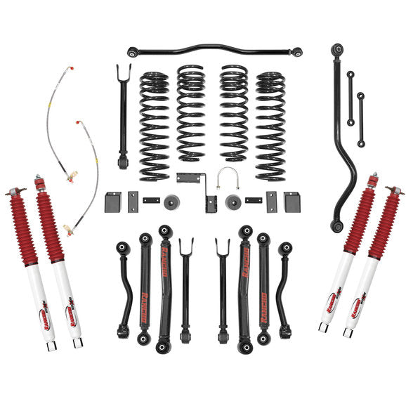 Load image into Gallery viewer, Rancho RS66114B 4in Crawler Short Arm Lift Kit for 07-18 Jeep Wrangler JK
