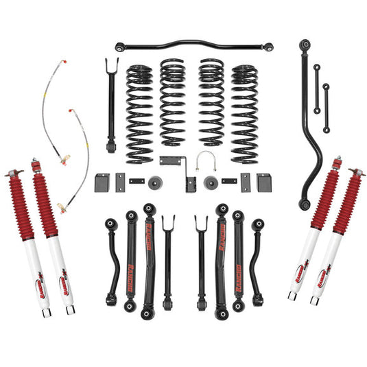 Rancho RS66114B 4in Crawler Short Arm Lift Kit for 07-18 Jeep Wrangler JK