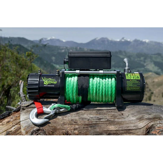 VooDoo Offroad P000026 Summoner 9500lb Winch with 85' Synthetic Rope