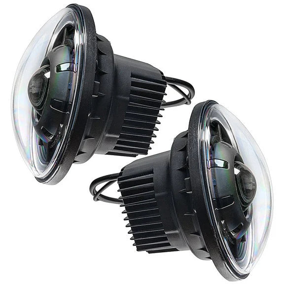 Load image into Gallery viewer, Oracle Lighting 5876-023 Oculus Bi-LED Projector Headlights for 55-86 Jeep CJ, 97-18 Wrangler TJ, JK, &amp; Vehicles with 7&quot; Round Headlights
