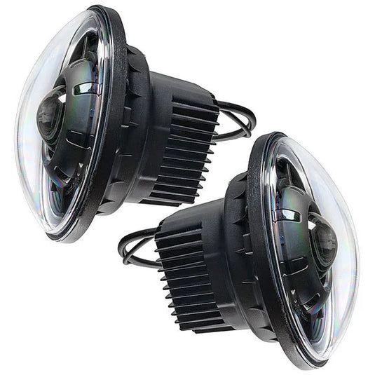 Oracle Lighting 5876-023 Oculus Bi-LED Projector Headlights for 55-86 Jeep CJ, 97-18 Wrangler TJ, JK, & Vehicles with 7" Round Headlights