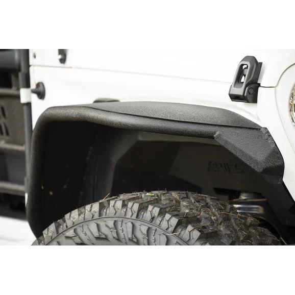 Load image into Gallery viewer, Aries TrailChaser Front Bumper with Turn Signal Corner End Caps &amp; Front Fender Flares for 18-24 Jeep Wrangler JL Unlimited &amp; Gladiator JT
