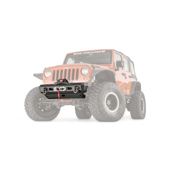 Load image into Gallery viewer, WARN 101410 Elite Series Front Stubby Bumper for 07-18 Jeep Wrangler JK
