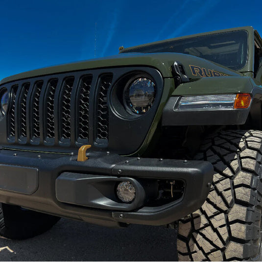 Nacho Offroad Lighting Quatro Fog Mount Brackets for 07-24 Jeep Wrangler JK, JL & Gladiator JT