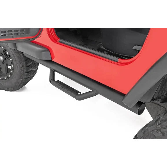 Load image into Gallery viewer, Rough Country RCJ9746A Nerf Steps for 97-06 Jeep Wrangler TJ
