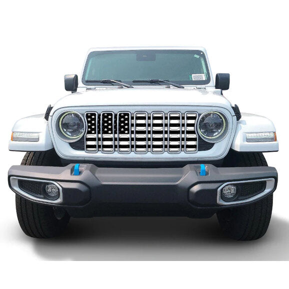 Load image into Gallery viewer, Under The Sun Inserts American Flag Series Grille Insert for 24 Jeep Wrangler JL and Gladiator JT
