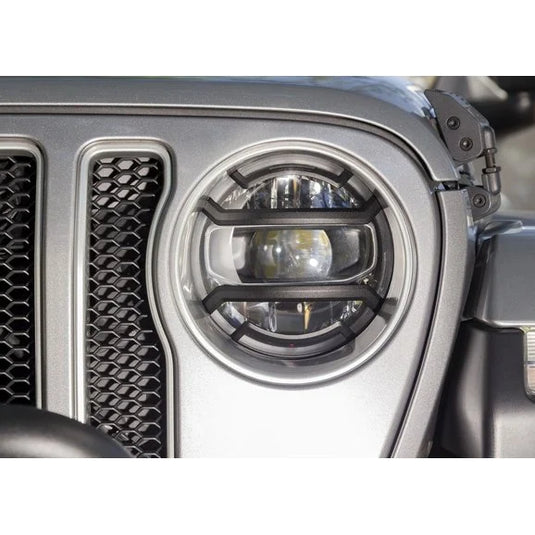 Rugged Ridge 11230.21 Elite Headlight Guards for 18-24 Jeep Wrangler JL & Gladiator JT