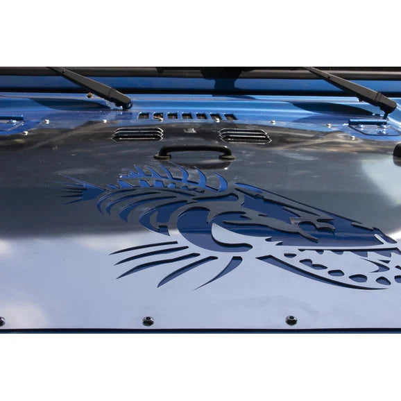 Load image into Gallery viewer, Fishbone Offroad Hood Louver for 97-06 Jeep Wrangler TJ
