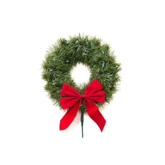 Load image into Gallery viewer, Quadratec 12-Volt LED Christmas Wreath
