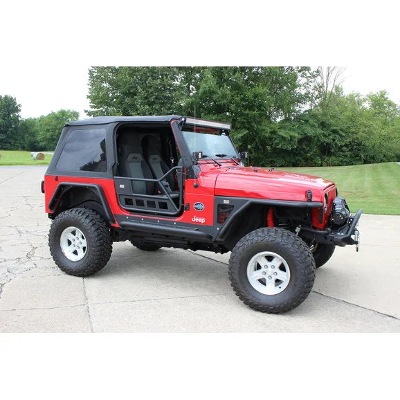 Load image into Gallery viewer, Fishbone Offroad FB24077 Tube Doors for 97-06 Jeep Wrangler TJ
