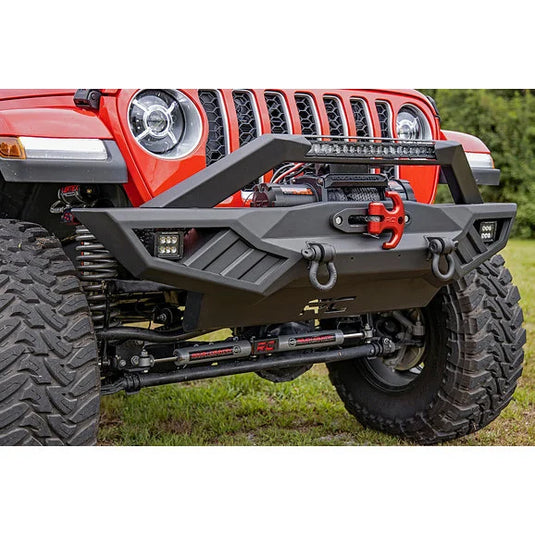 Rough Country 10645A Full-Width Off-Road Front Bumper for 18-24 Jeep Wrangler JL & 20-24 Gladiator JT