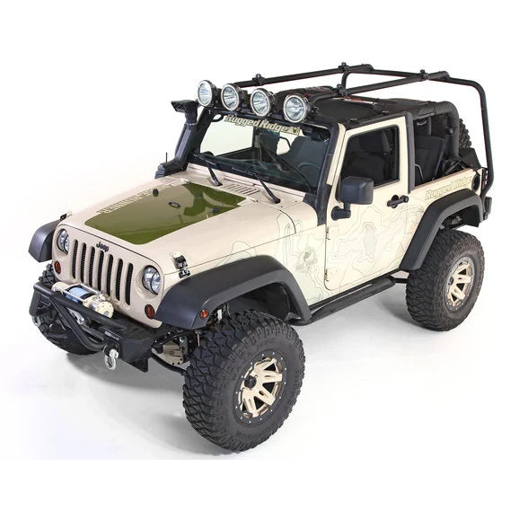 Load image into Gallery viewer, Rugged Ridge 11703.21 Sherpa Rack for 07-18 Jeep Wrangler JK 2 Door
