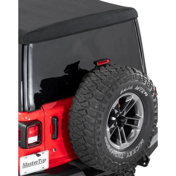 MasterTop Full View Window Repair System for 18-23 Jeep Wrangler JL Unlimited with Factory Soft Top