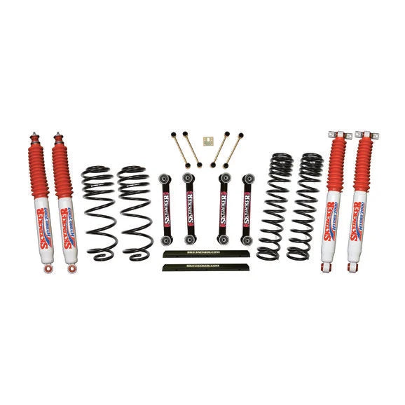 Skyjacker 4in Dual Rate Long Travel Lift Kit for 97-06 Jeep Wrangler TJ