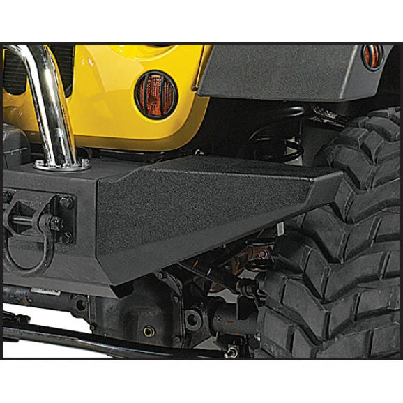 Rugged Ridge 11540.12 Modular XHD Front Bumper End Sections in Textured Black for 07-18 Jeep Wrangler JK