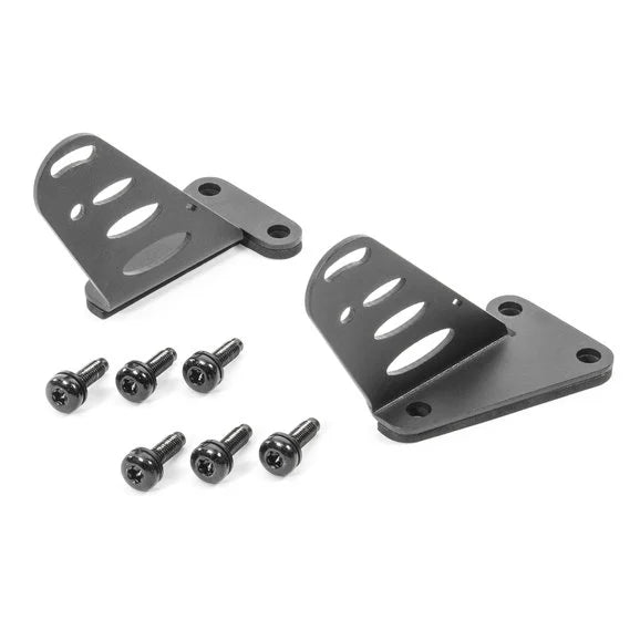 Quadratec J3 Light Bar Hood Mount Brackets for 97-06 Jeep Wrangler TJ & Unlimited