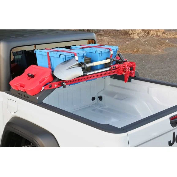 Load image into Gallery viewer, Fabtech FTS24266 Cargo Rack Hi-Lift Jack Mount for 2020 Jeep Gladiator JT
