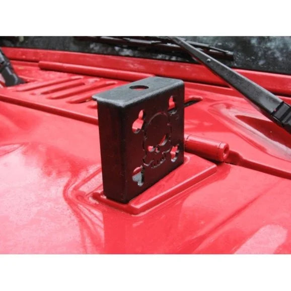 Load image into Gallery viewer, River Raider Offroad ACC-3901 Hi-Lift Jack Hood Mount for 07-18 Jeep Wrangler JK
