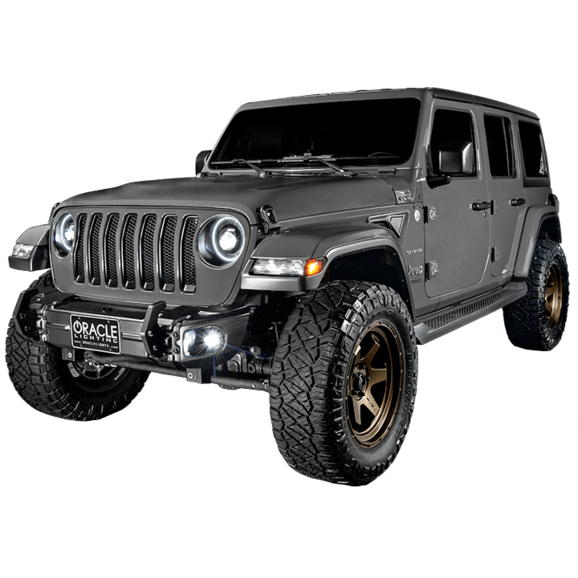 Load image into Gallery viewer, Oracle Lighting 5853-504 Smoked LED Front Side Markers for 18-21 Jeep Wrangler JL &amp; 2021 Gladiator JT
