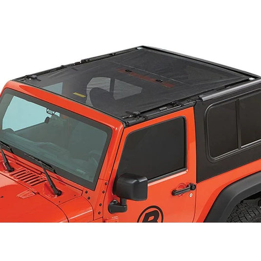 Bestop 52412-11 Sun Bikini Extended Mesh Top for 18-23 Jeep Wrangler JL 2-Door