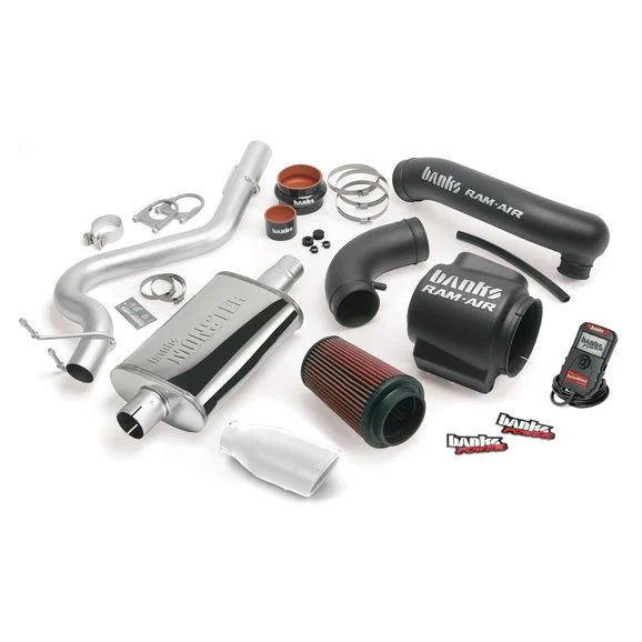 Banks Power Stinger Exhaust System with AutoMind Programmer for 98-99 Jeep Wrangler TJ with 4.0L