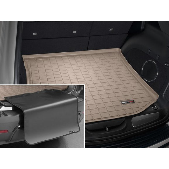 Load image into Gallery viewer, WeatherTech Cargo Liner w/ Bumper Guard for 11-21 Jeep Grand Cherokee WK2
