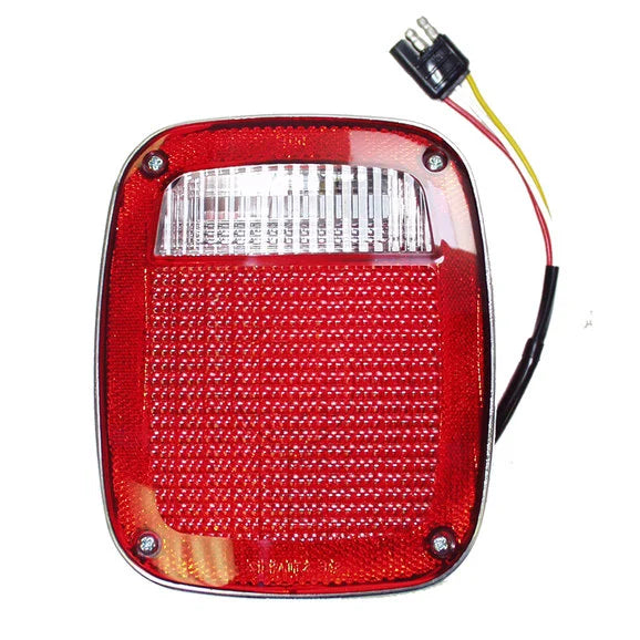 Crown Automotive 5758255C Driver Side Tail Light in Chrome for 81-86 Jeep CJ Series