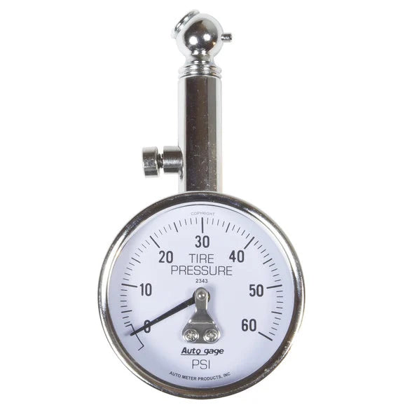 Load image into Gallery viewer, Auto Meter 2343 Autometer Tire Pressure Gauge 0-60 PSI Mechanical
