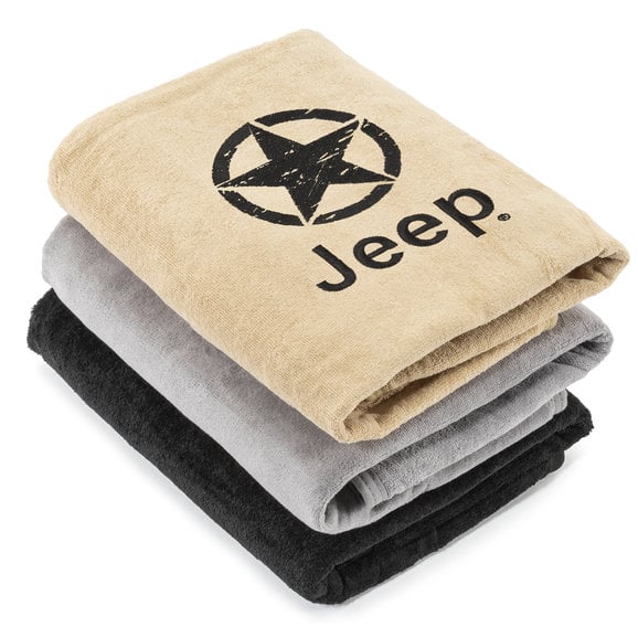 Load image into Gallery viewer, Insync Jeep Star Logo Car Seat Towel with Jeep Star Logo
