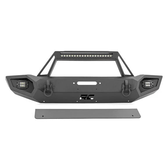 Load image into Gallery viewer, Rough Country 10585 Full Width Front Trail Bumper for 07-24 Jeep Wrangler JK, JL &amp; Gladiator JT
