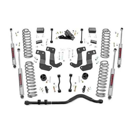 Rough Country 3.5in Suspension Lift Kit with Control Arm Drop for 18-24 Jeep Wrangler JL Unlimited