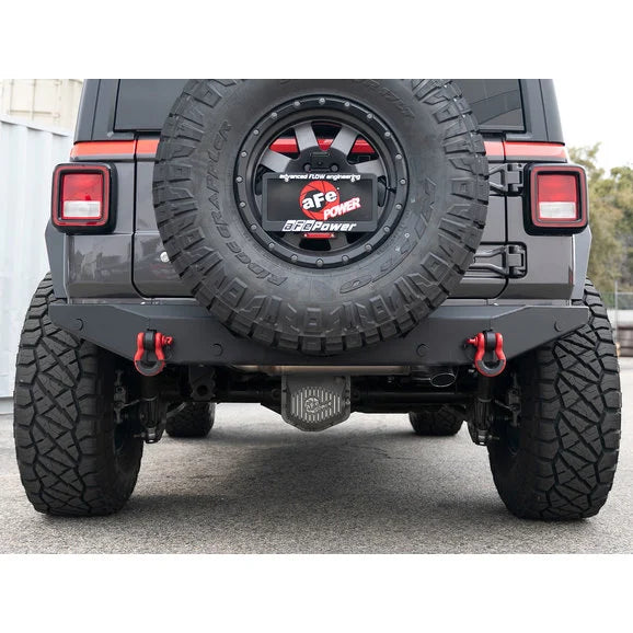 Load image into Gallery viewer, aFe Power 49-48079 Mach Force XP 3&quot; 409 Stainless Hi-Tuck Cat-Back Exhaust System for 18-24 Jeep Wrangler JL w/ 2.0L Engine
