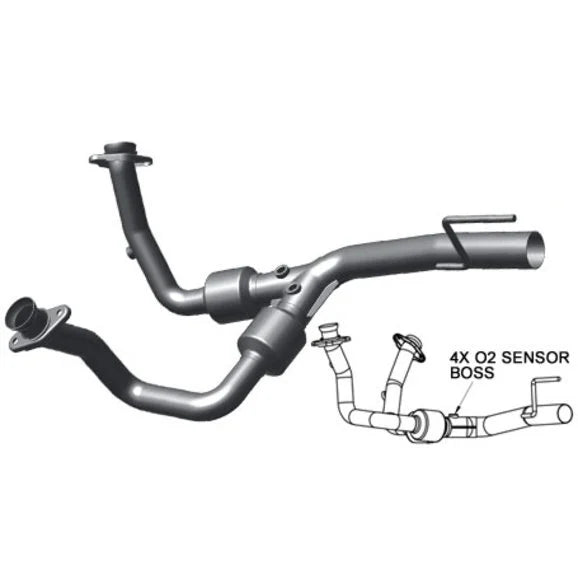 Magnaflow 49494 OE Grade Front Y Pipe for 99-01 Jeep Grand Cherokee WJ 4.7L