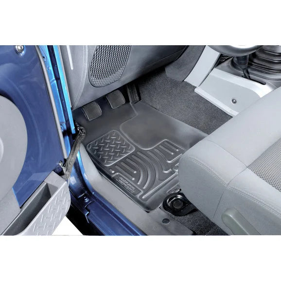 Load image into Gallery viewer, Husky Liners 18021 Front WeatherBeater Floor Liners for 07-13 Jeep Wrangler JK
