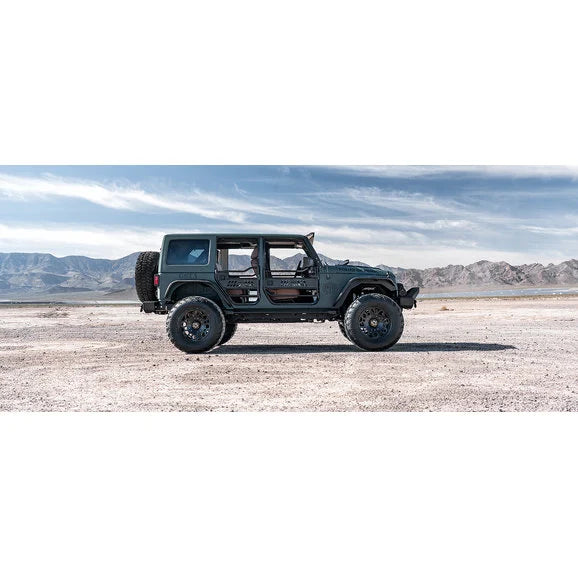 Load image into Gallery viewer, Aries 25009 Rear Tube Doors for 07-18 Jeep Wrangler Unlimited JK 4 Door
