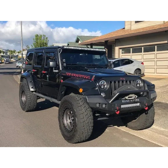 Load image into Gallery viewer, Focus Auto Design Inc. TV7W07-2 Tough Visors for 07-18 Jeep Wrangler JK 2-Door

