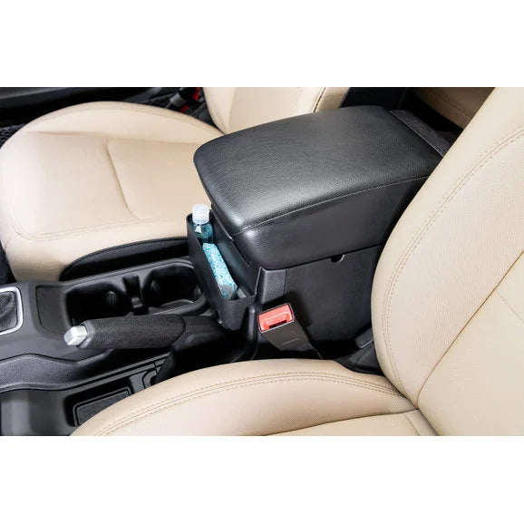 TACTIK SLT-JK959 Center Console Storage Organizer for 18-24 Jeep Wrangler JL & Gladiator JT